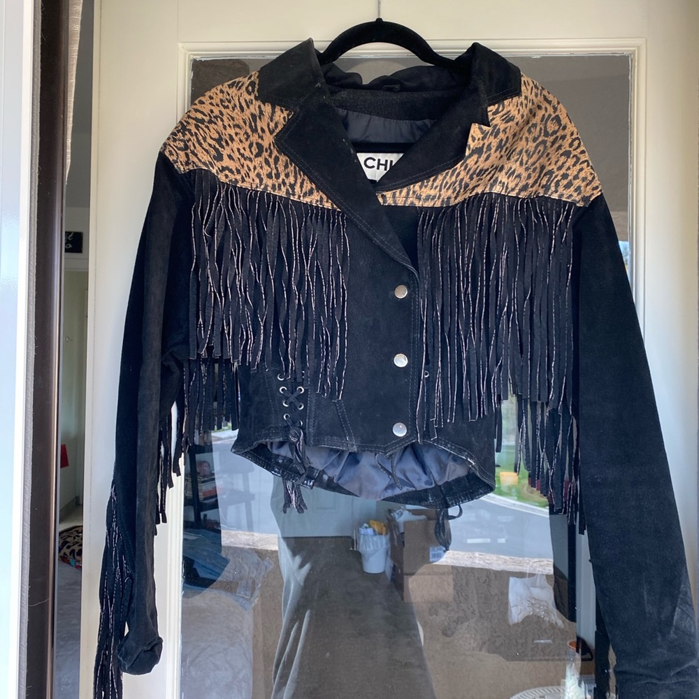 Vintage fringe jacket